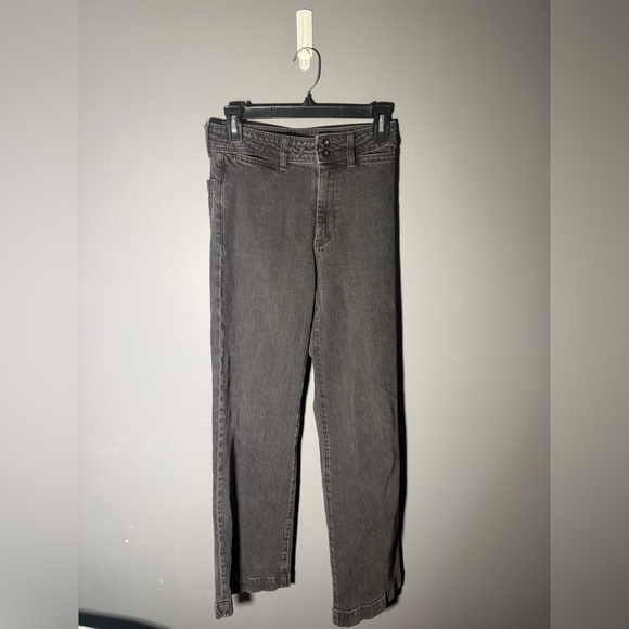 Faherty Womens Organic Cotton Wide Leg Jeans Size 26 - Picture 2 of 6